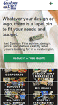 Mobile Screenshot of custompins.com